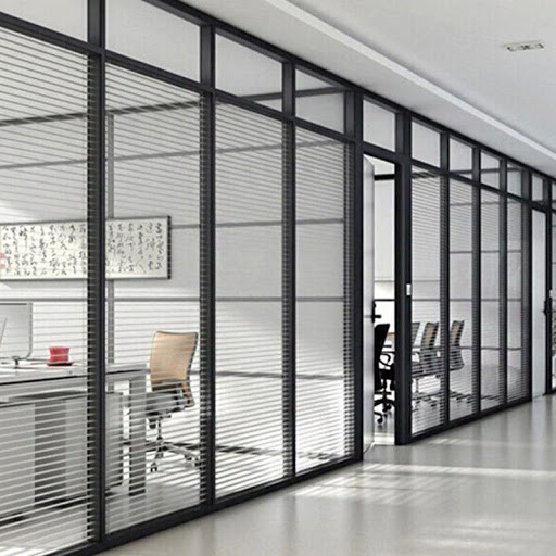 0-110 series aluminium frame office partition panel