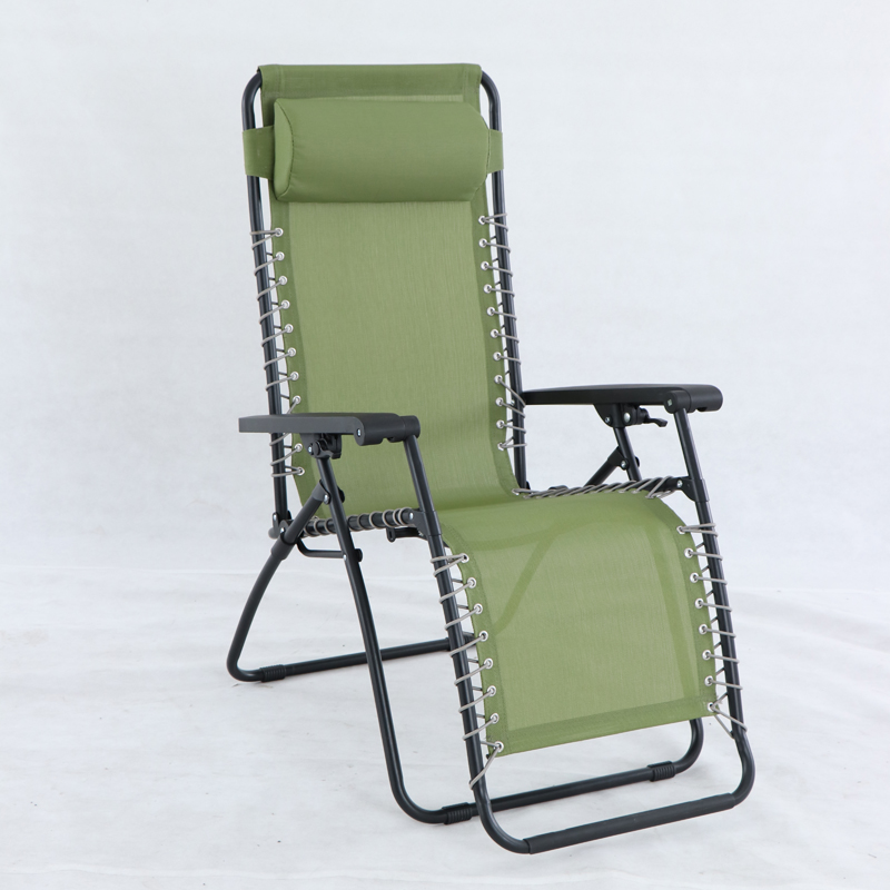 1 Outdoor leisure furniture Outdoor steel relax foldable multi-position recliner chair