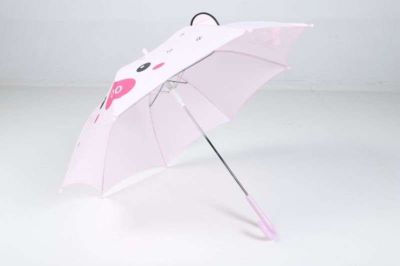 19inches 8ribs cute children printing special shape automatic umbrella
