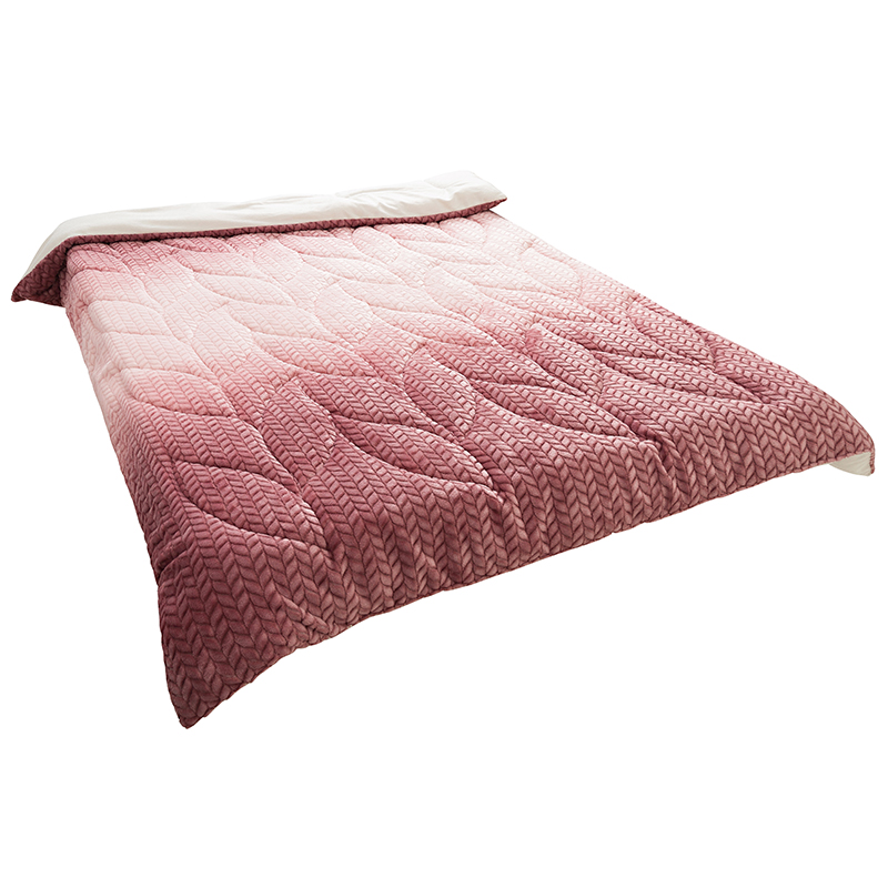 jacquard flannel gradient quilt