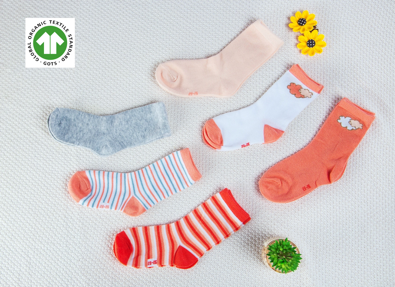 Girls‘ socks with GOTS