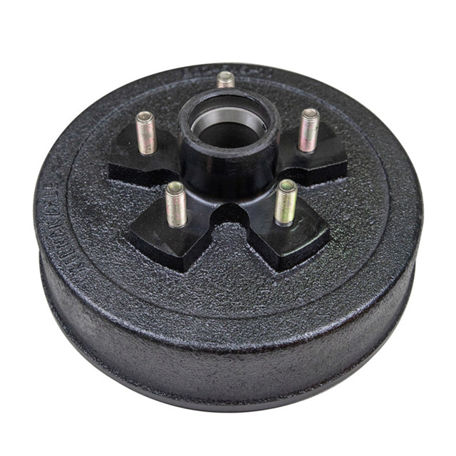 Wholesale Stud Axle Brake Drum 5 On 4.5" For Caravan Parts