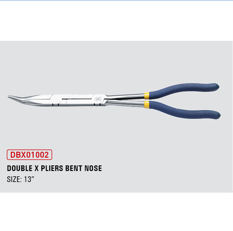 double X pliers bent nose