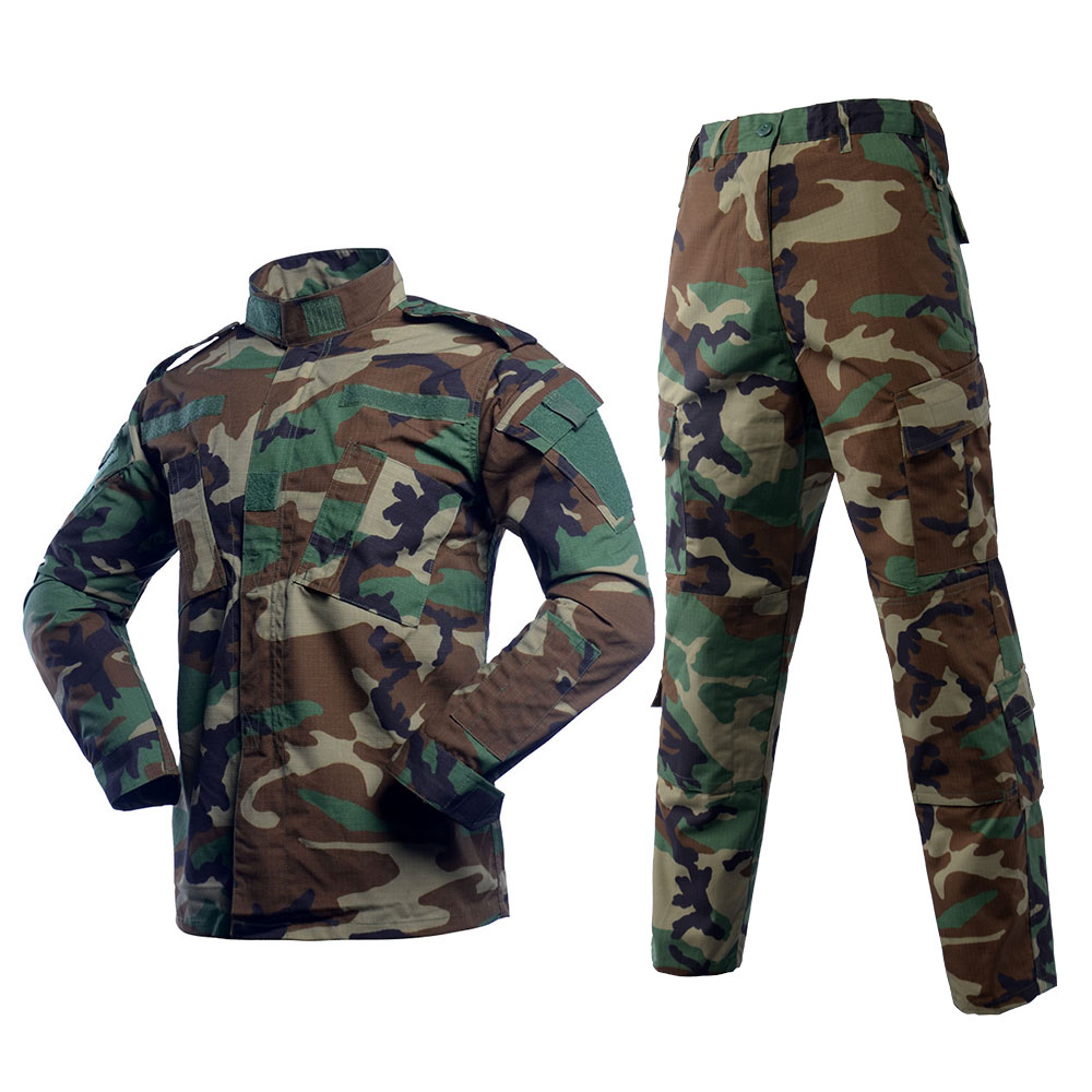 Whfronter wholesale Woodland camouflage ACU army police guard Uniform