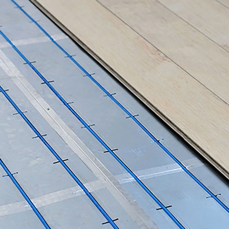 Electric underfloor heating dry heating system