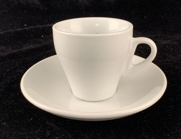 90CC porcelain Espresso Cappuccino cup saucer