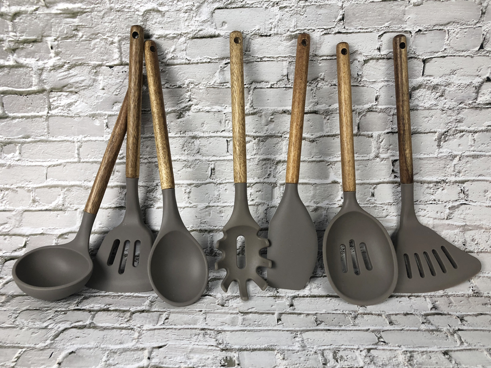 8 pcs silicone kitchen tools