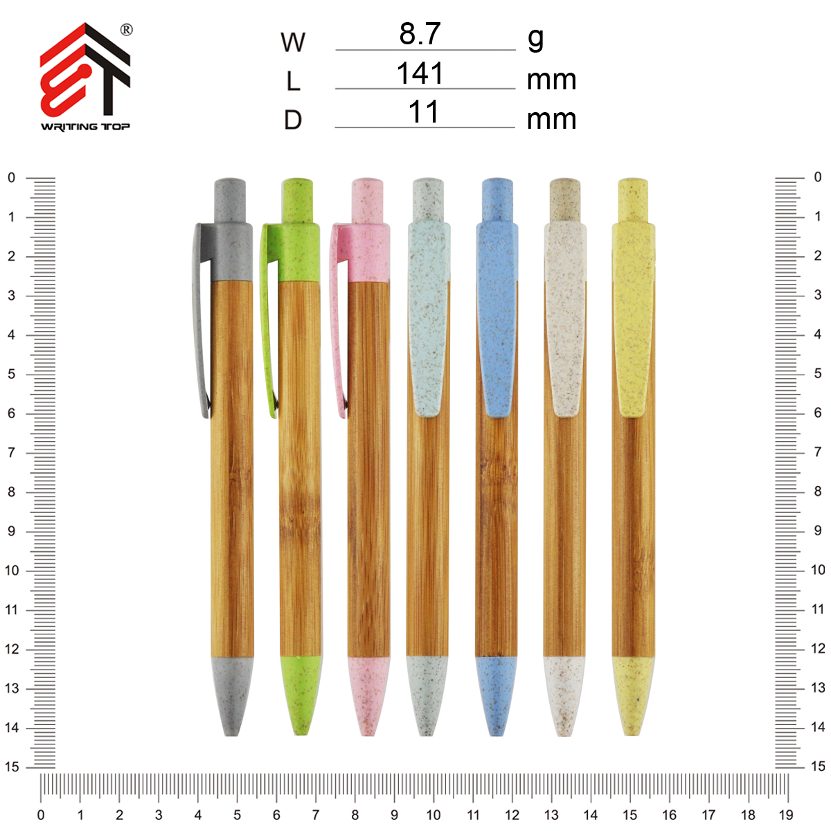 Bamboo ball pen