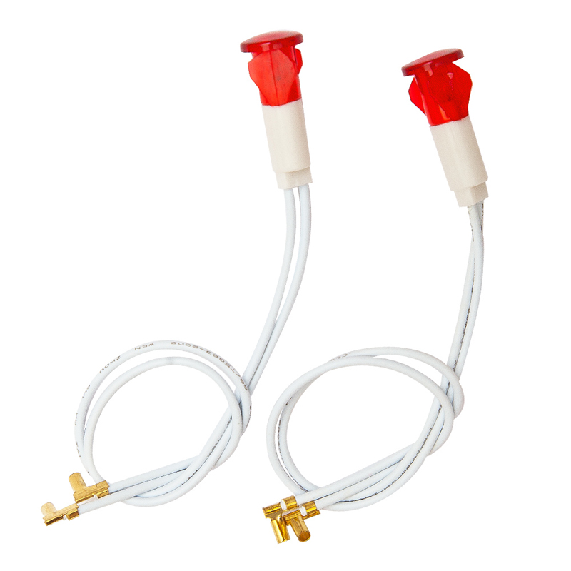 Dia12mm Neon indicator lamp with resistor, cable for water heater