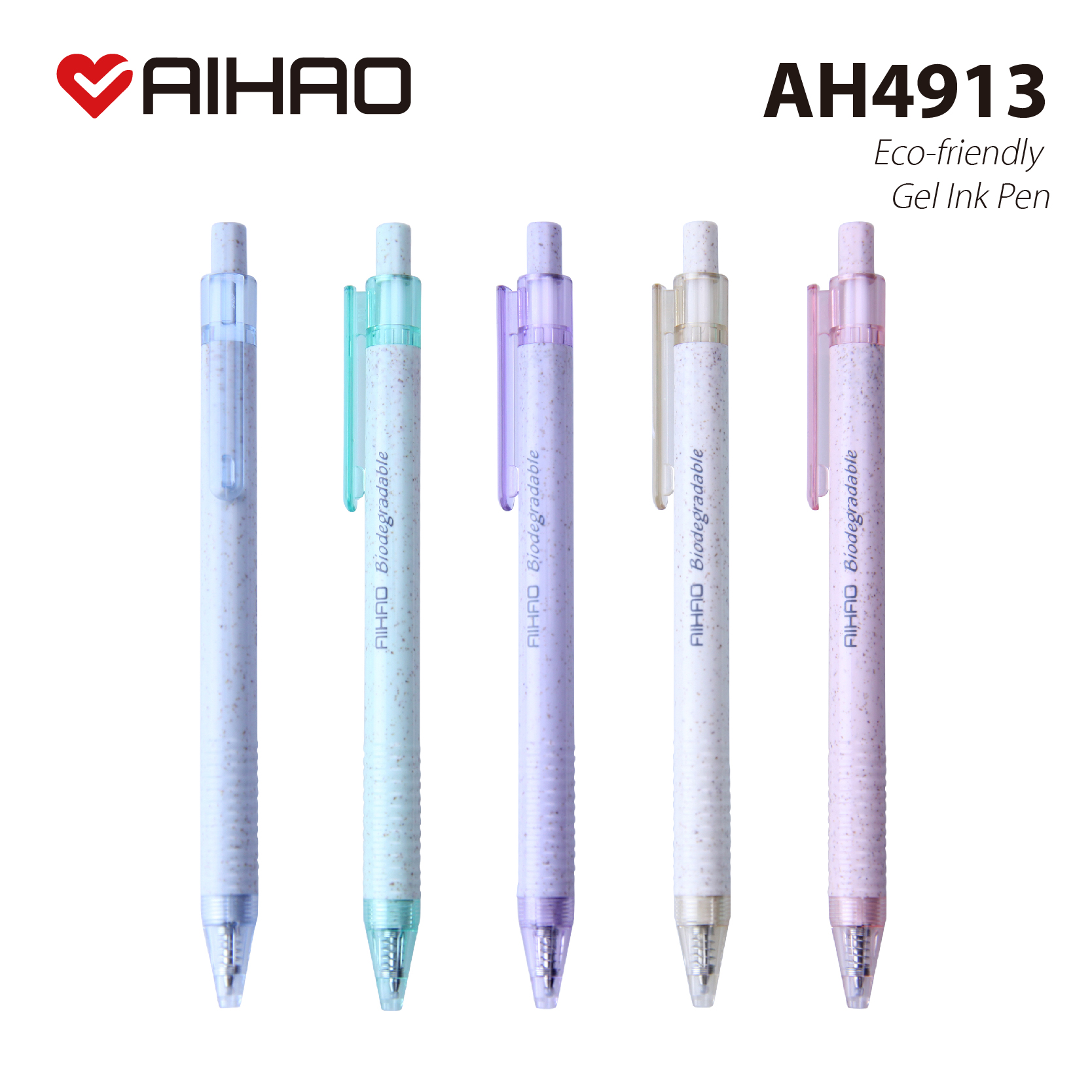 eco-friendly wheat stalk Gel Pen RT