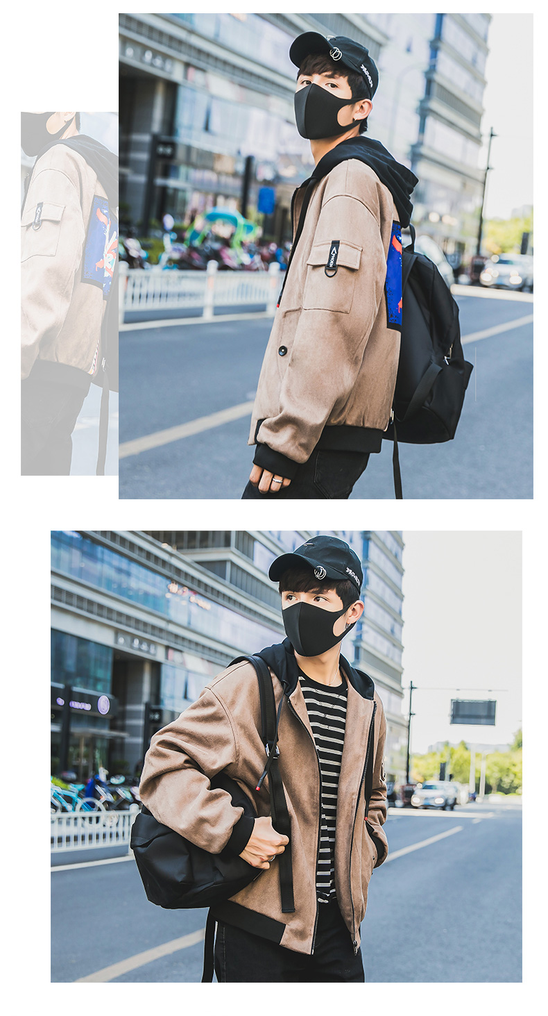 men pu jacket