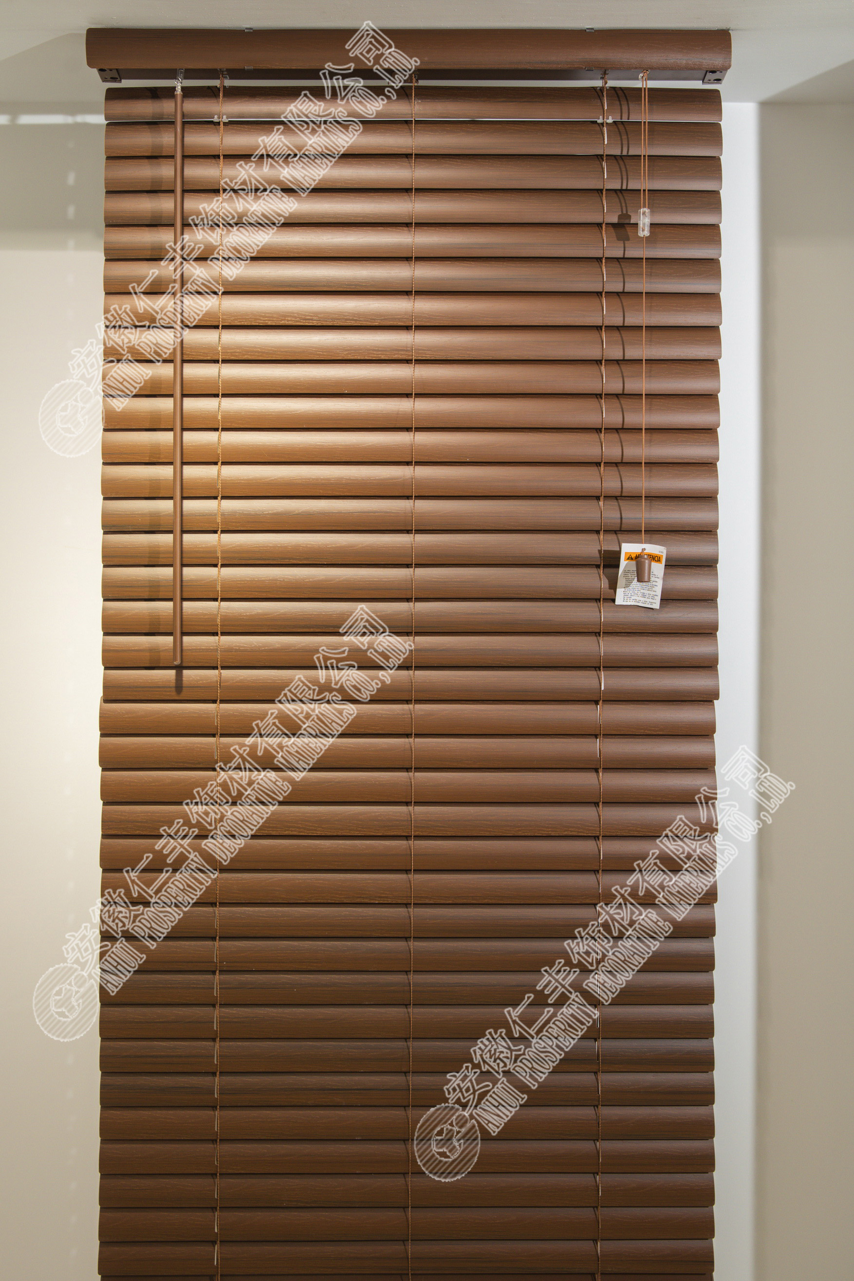 25mm PVC woodgrain bliinds