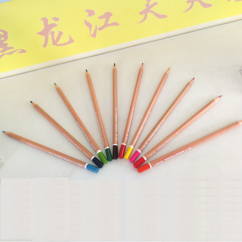 Triangle Soft Wood Dipped End Colour Pencil