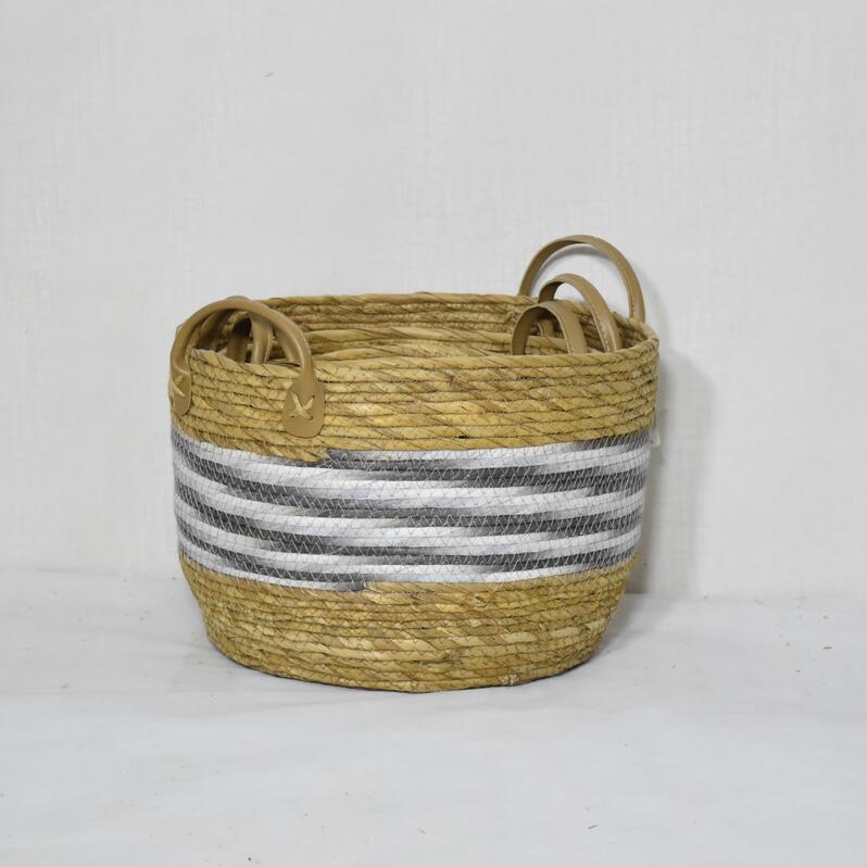 Woven Straw Basket