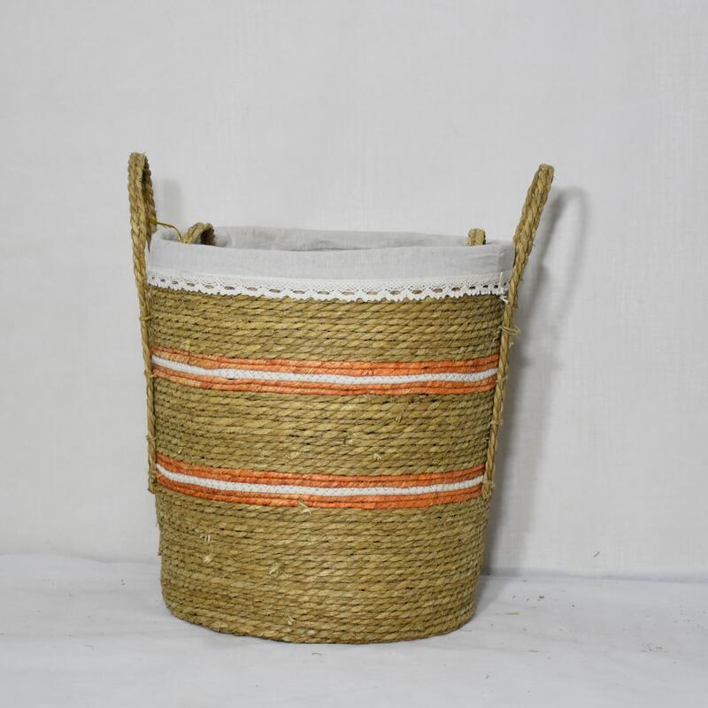 Woven Straw Basket