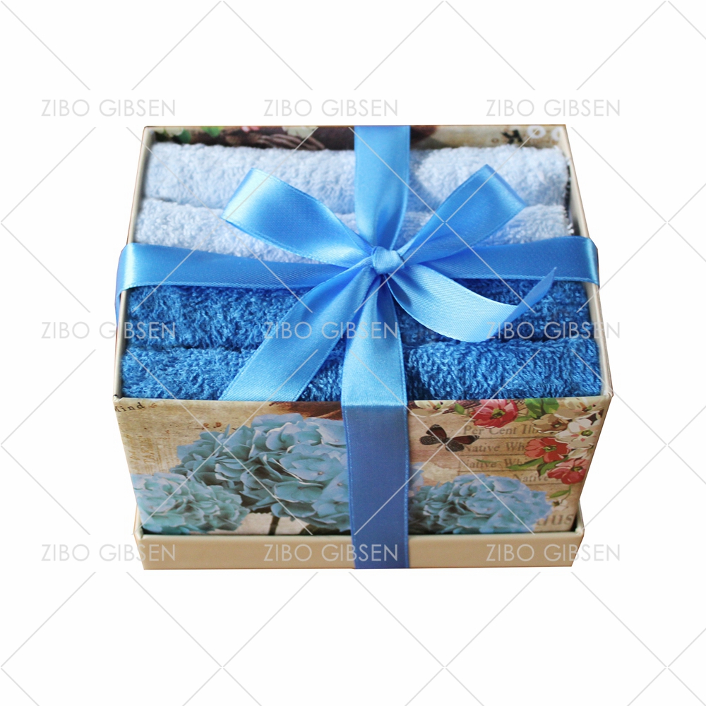 cotton towel set with basket towel set gift towel set guest towel