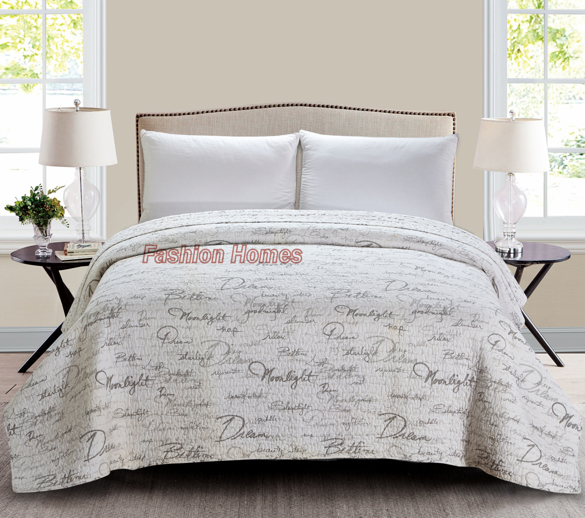 100% polyester microfiber print quilt