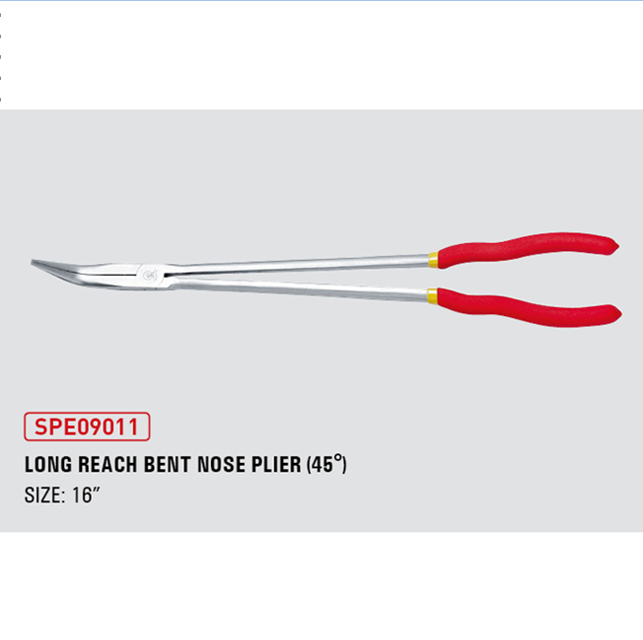 long reach bent nose plier 16inch (45°)