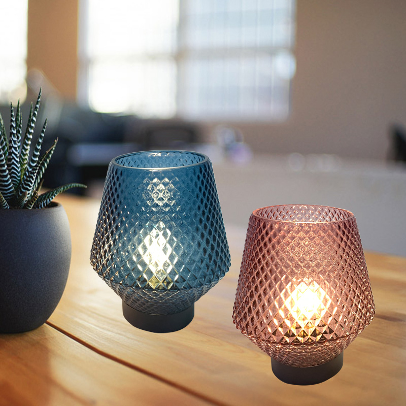 Metal glass decoration items