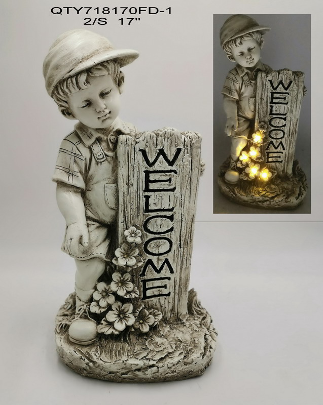 Garden kid with LED