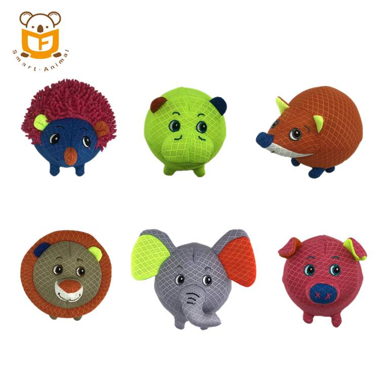 Plush Pet Toys Kawaii ball squeaky pet dog toys