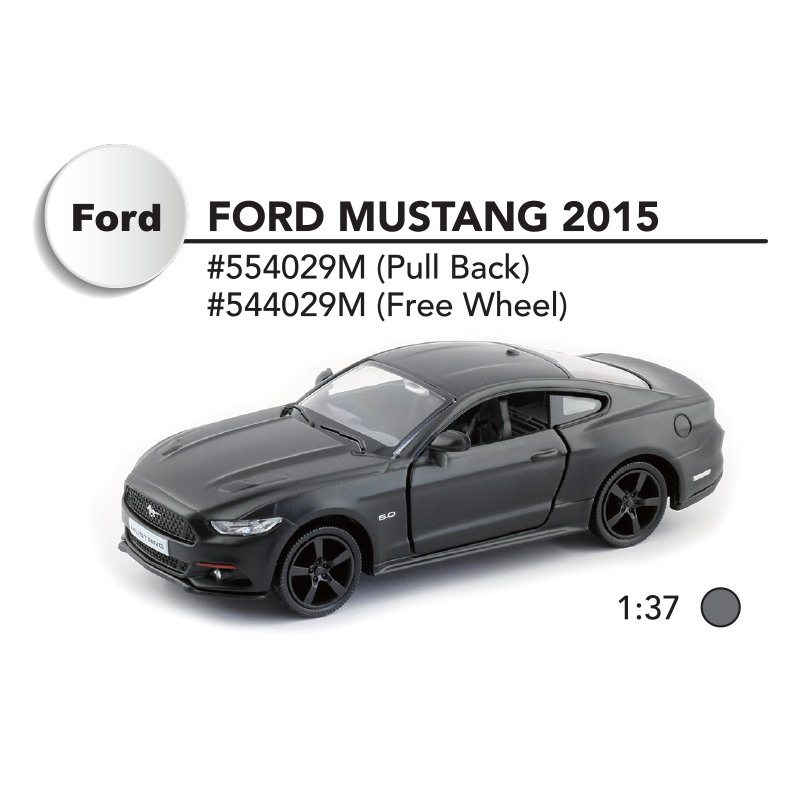 1:32 (Matte Black) - Ford 2015 Mustang