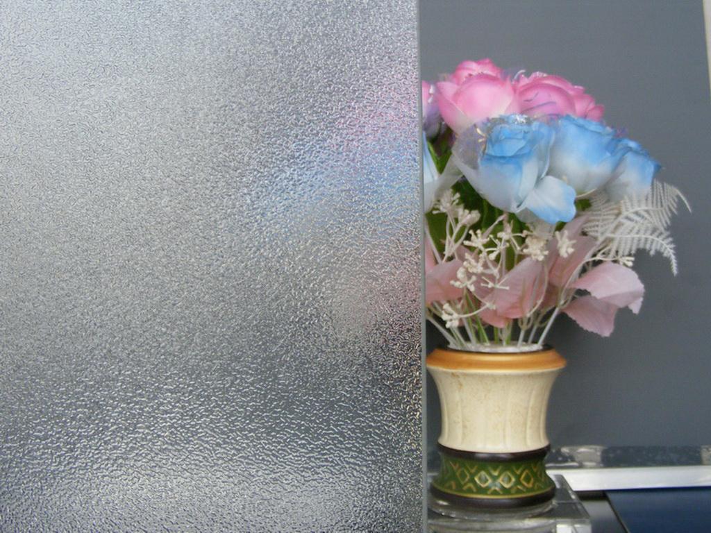 4mm Nashiji patterned glass