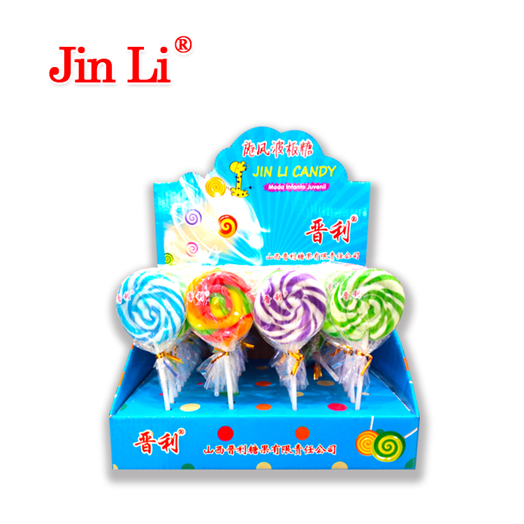 20g swirl multicolor and flavor handmade lollipop