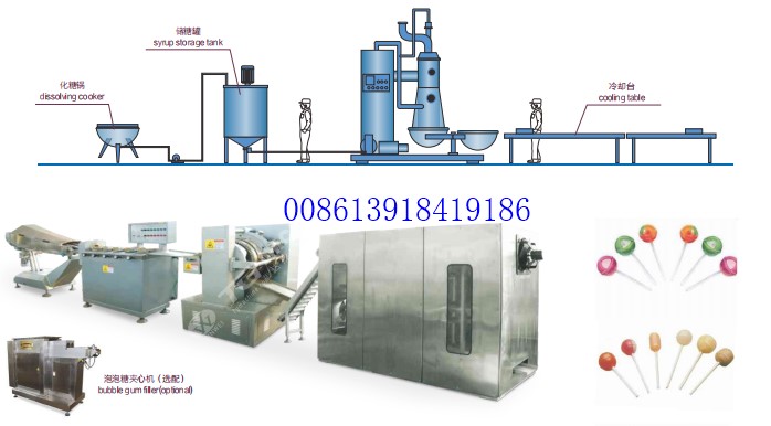 YT400 dieformed lollipop line