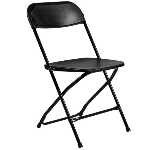 Steel folding chair