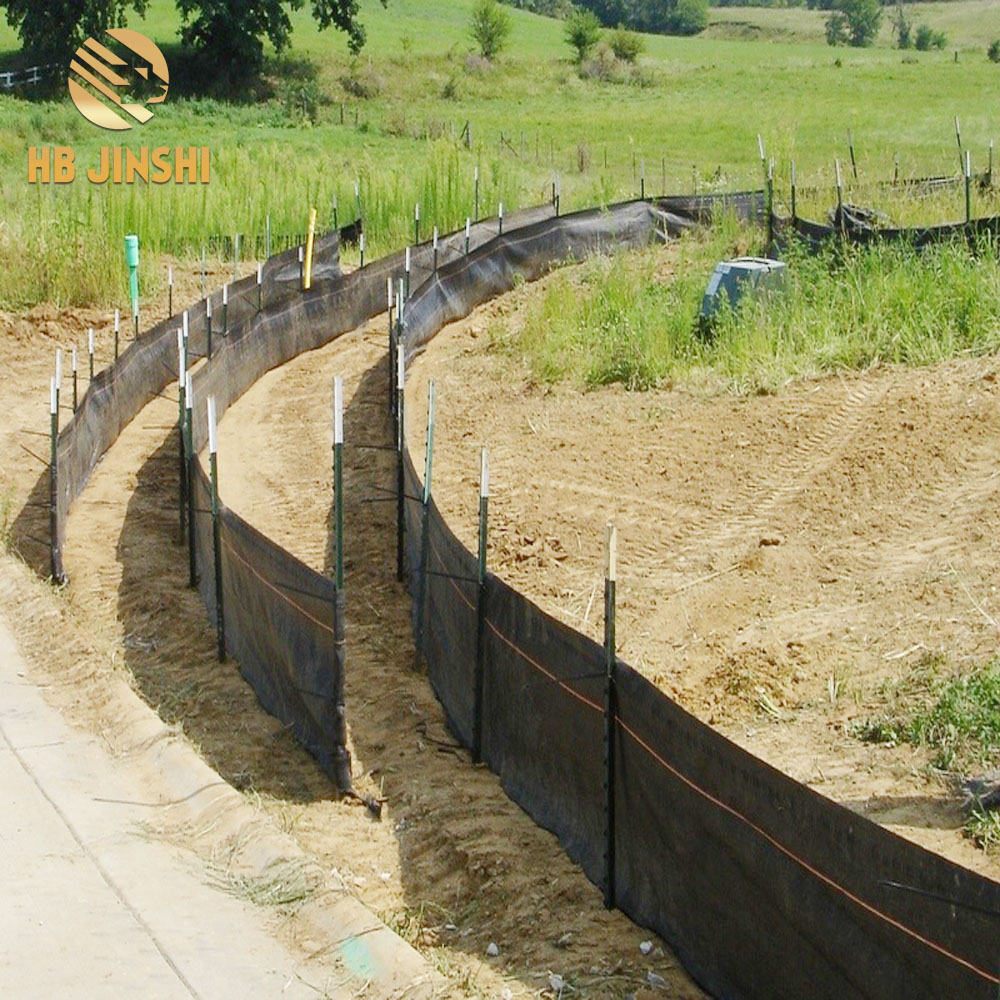 High Quality Plastic safety Silt fence used for Construction