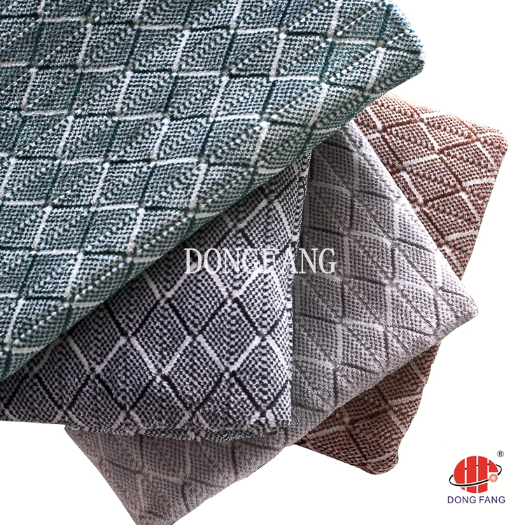 100% cationic jacquard flannel
