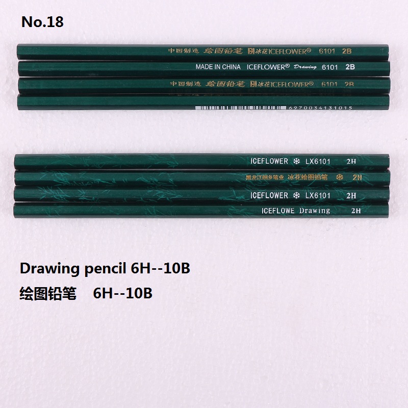 Drawing pencil 6H--10B