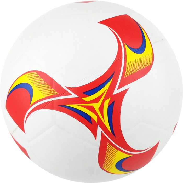 Factory Hot selling customized logo size 5 4 3 2 smooth surface football ball toy rubber soccer ball