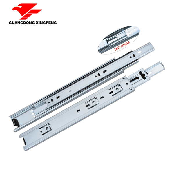 Three fold ball bearing slide