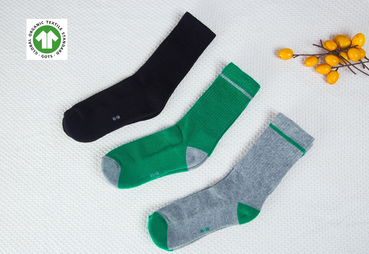 Boys‘ sport socks with GOTS