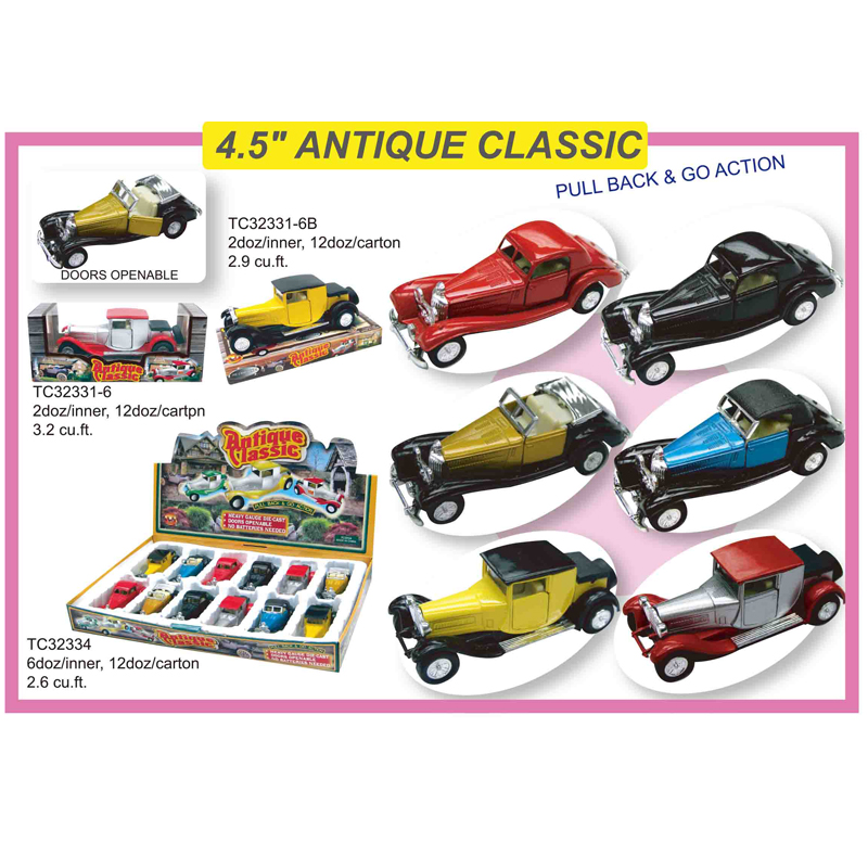 Pullback Antique Classic Car