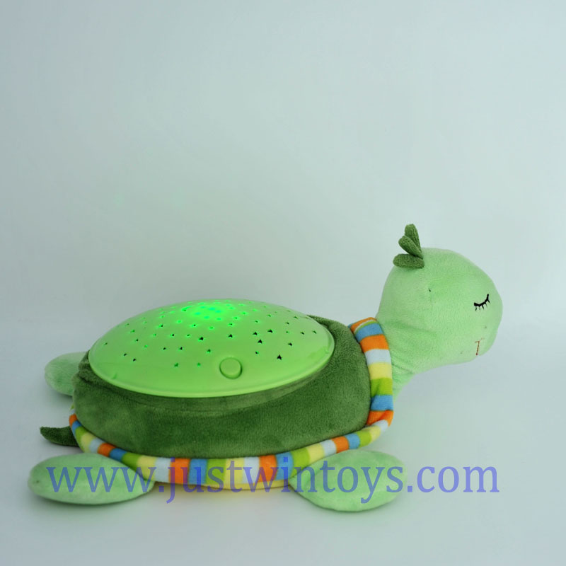 Light turtle with music