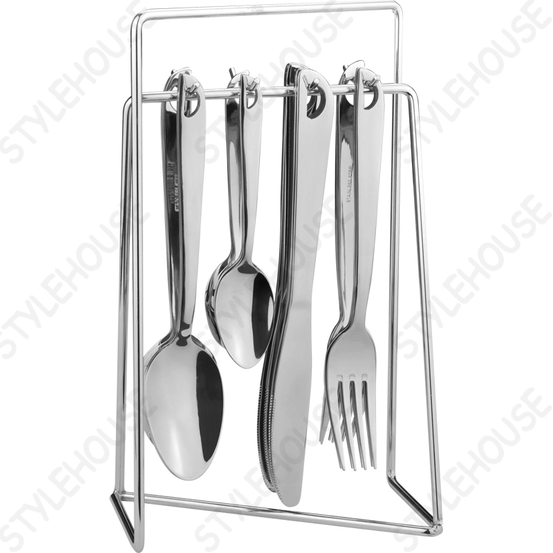 Stainless steel cutlery - hanging set