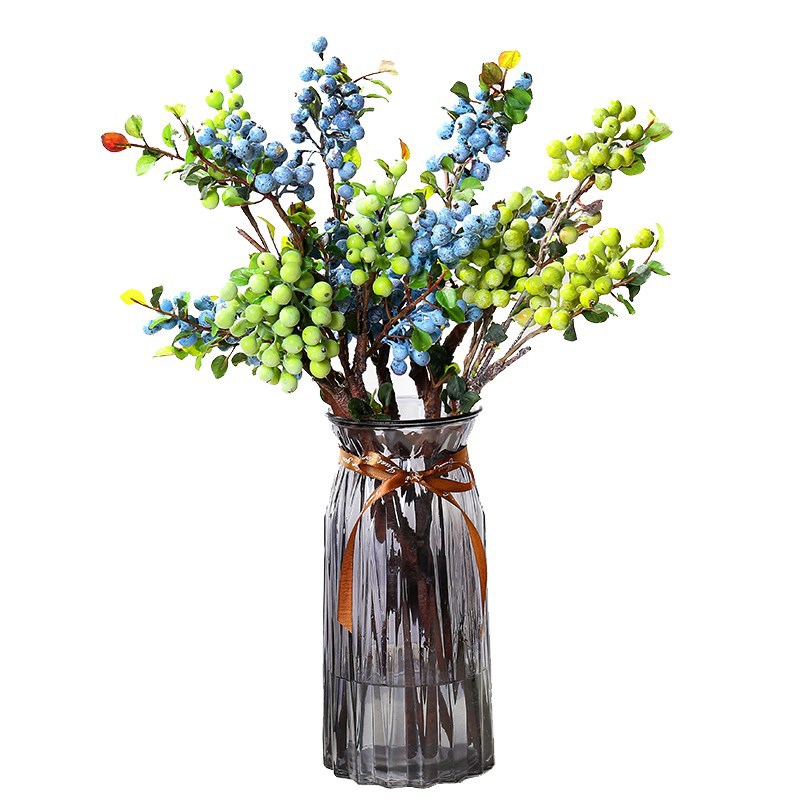 Simple Glass Vase Living Room Table Setting Flower Vase Flower Arrangement Art Vase