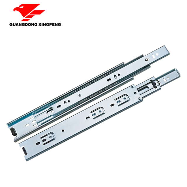 Three fold ball bearing slide