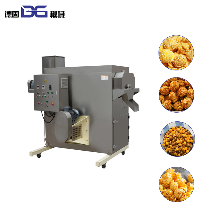 Mushroom Butterfly Caramel Chocolate Popcorn Production line Hot Air Popper