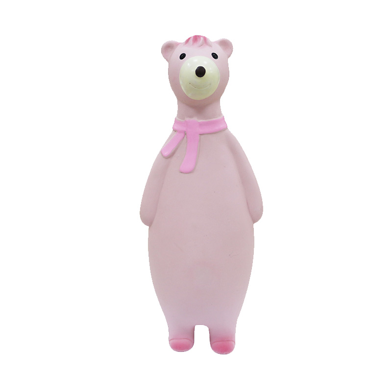 Latex Bear BB whistle, 8" Dot toy