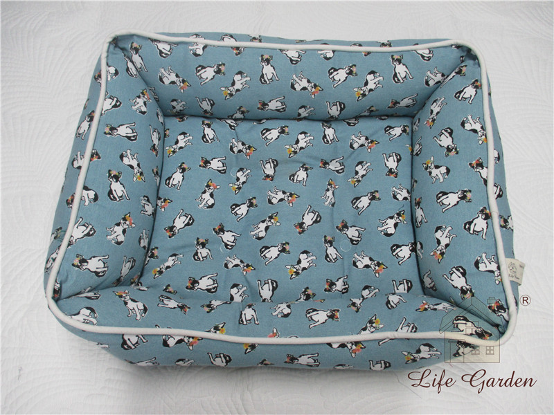 poly/cotton canvas pet cushion