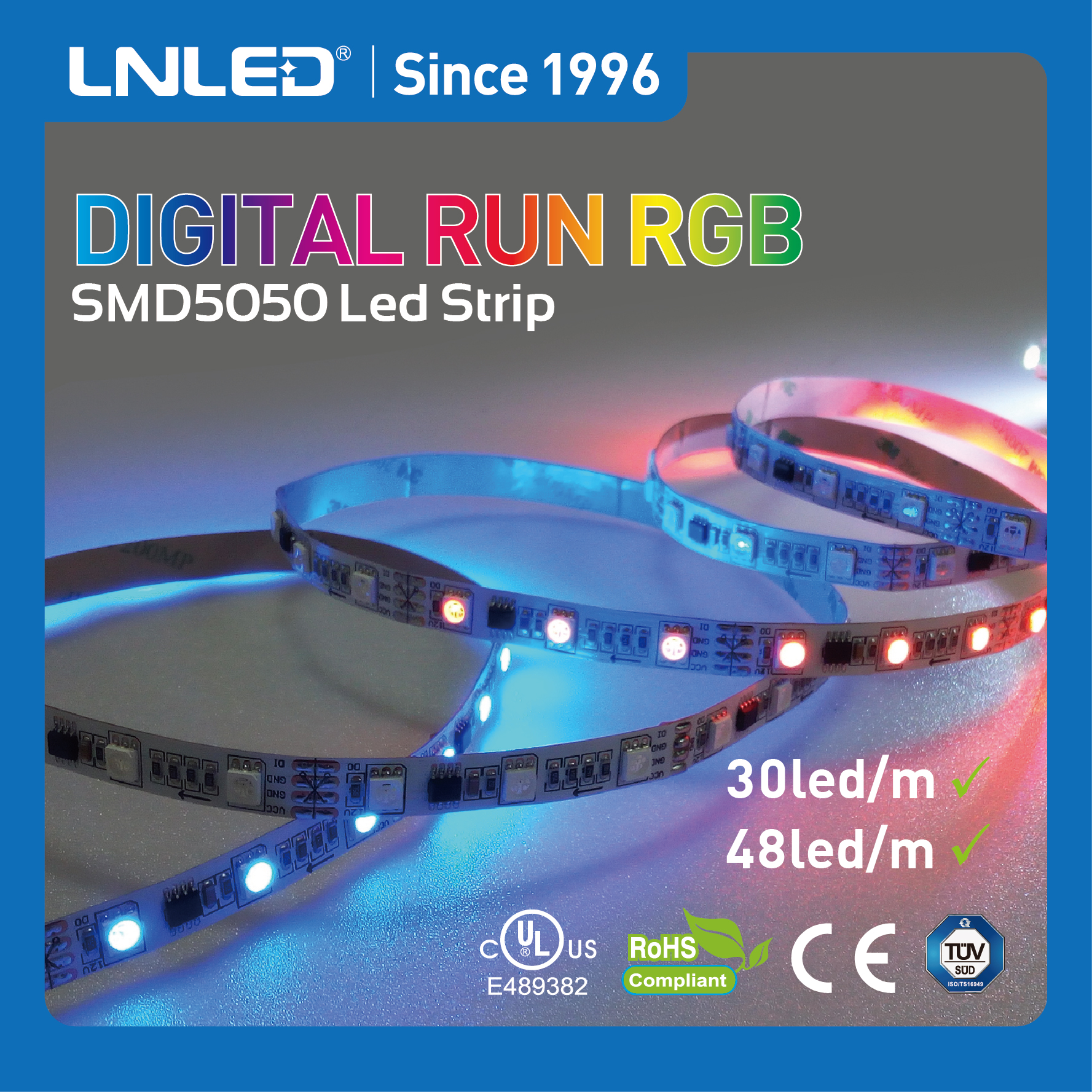 SMD5050 Digtal Run LED Strip