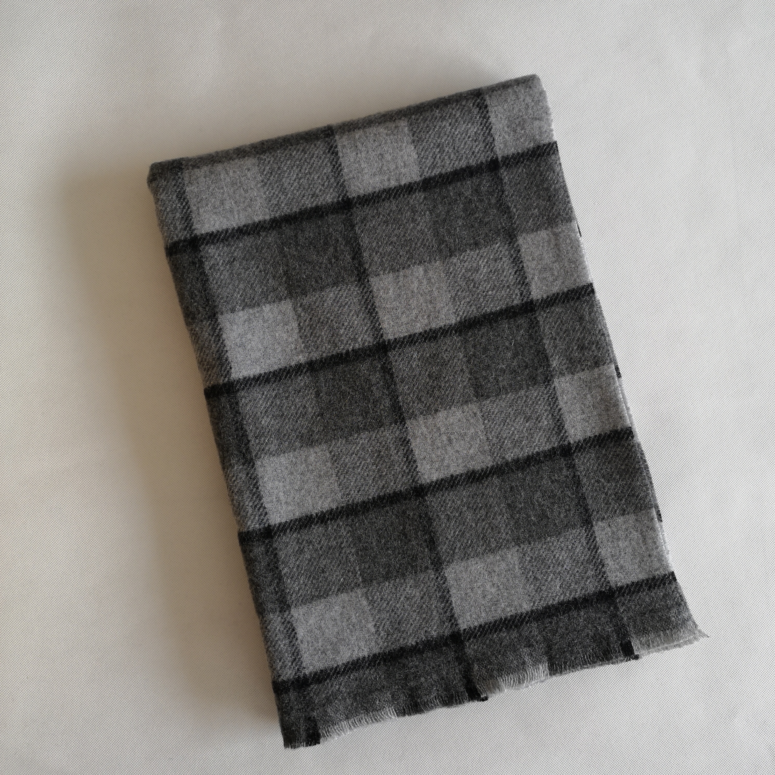 Woolen Wool Plaid Shawl