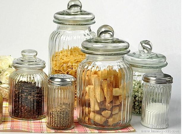 glass storage jar