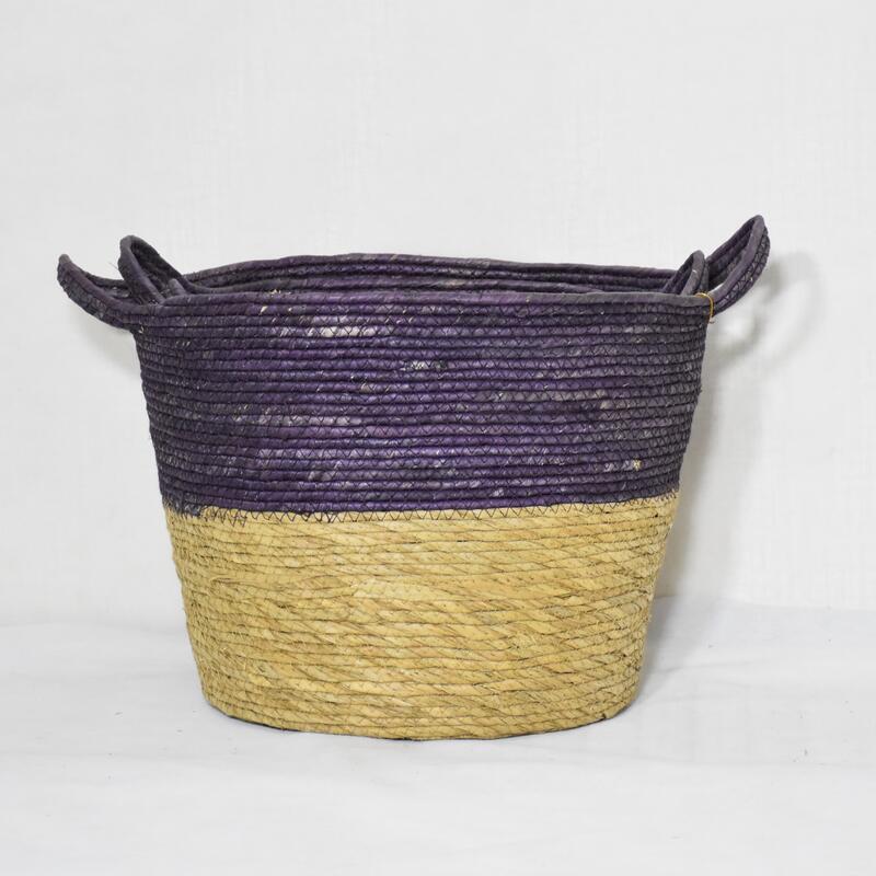 Woven Straw Basket