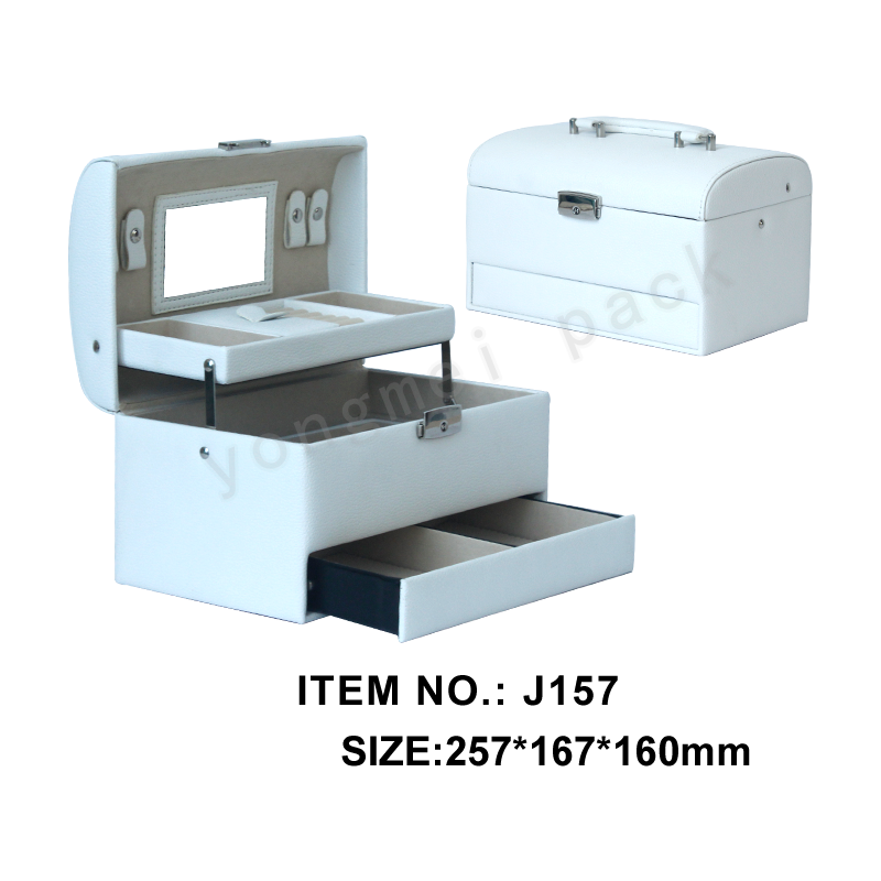 Multifunctional large capacity password lock jewelry box