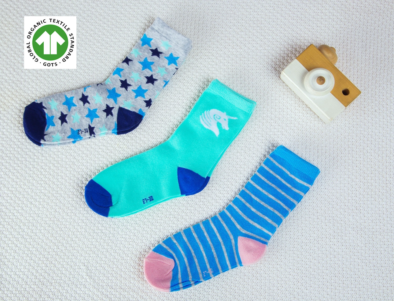 Boys‘ socks with GOTS